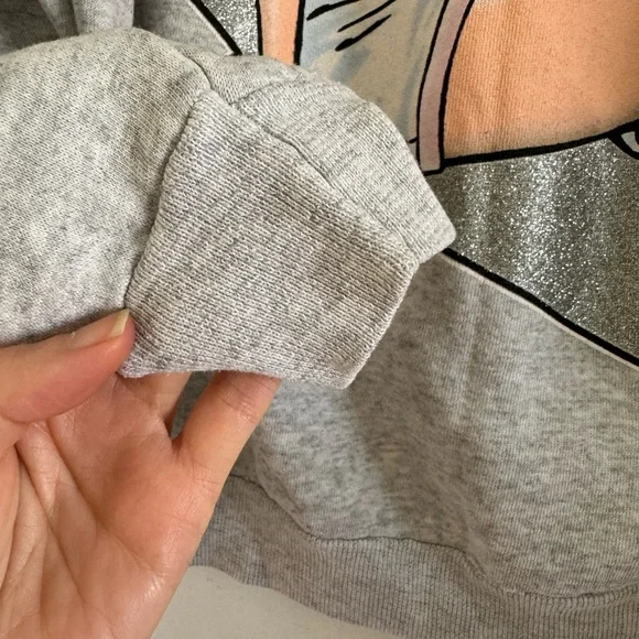 ORIGINAL RARE Vintage 1995 Betty Boop Workout Sweatshirt Silver Star Aerobics - Picture 7 of 14